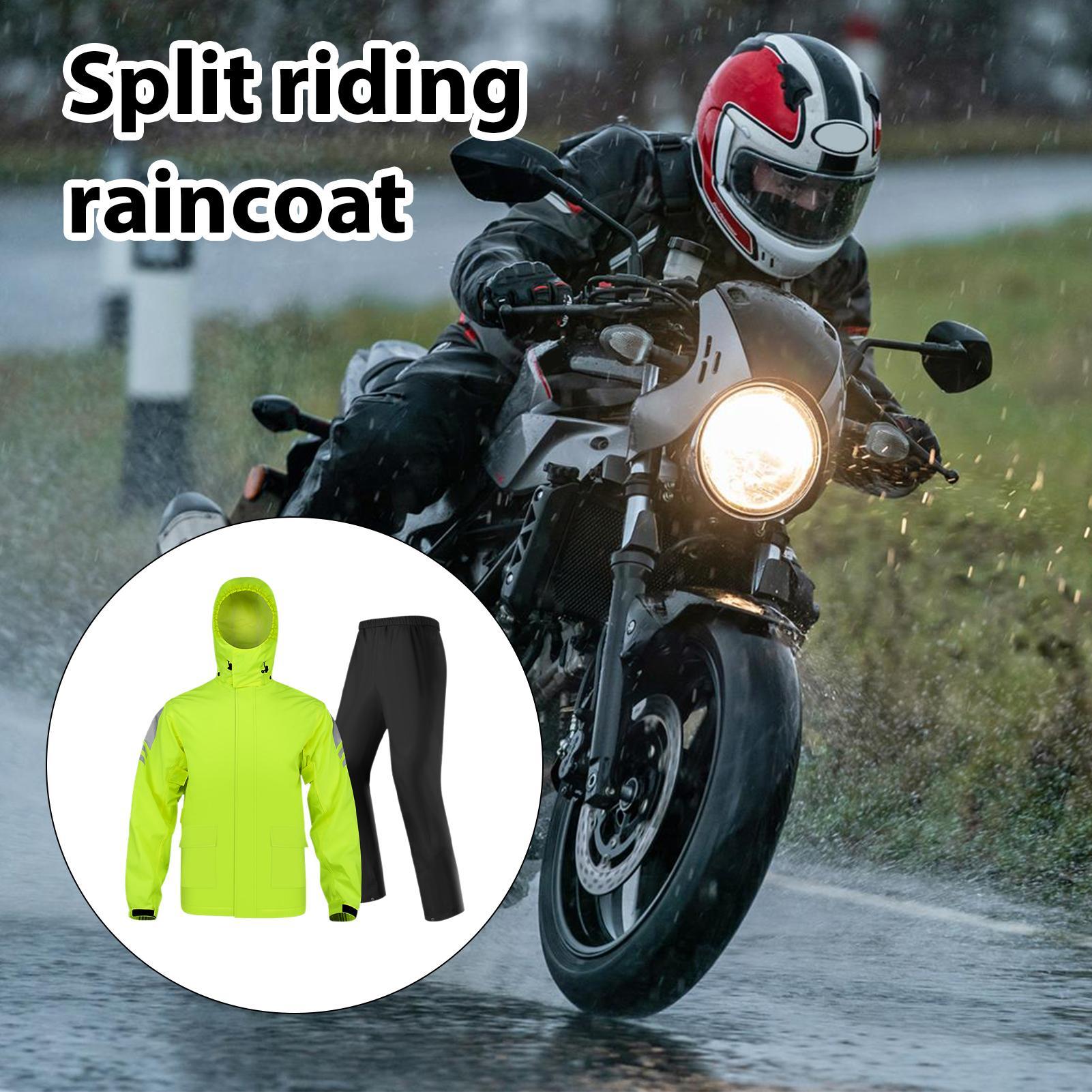 Motorcycle Gear Rain - Wodoodporne kombinezony przeciwdeszczowe dla mężczyzn Oddychające