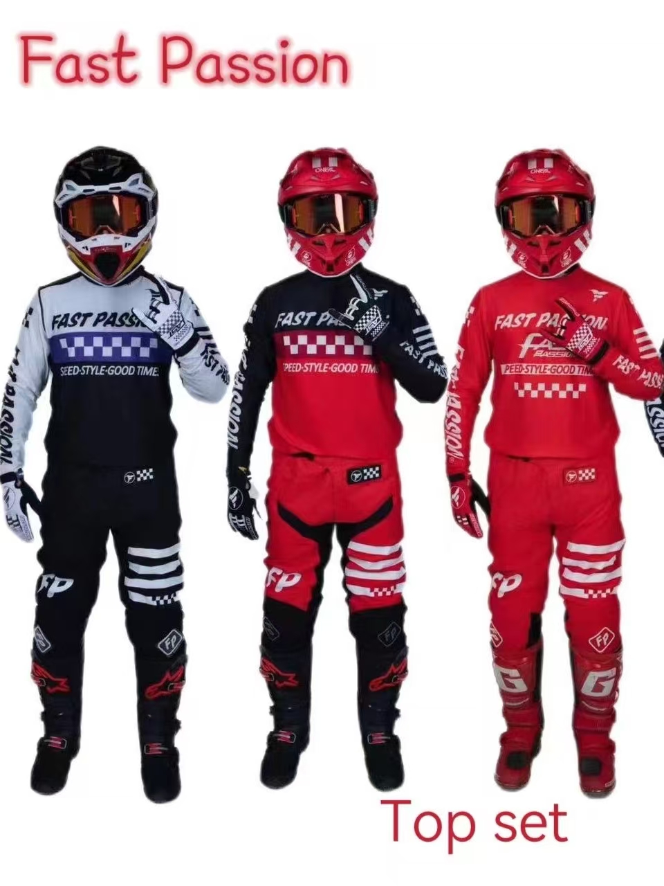 Motorcycle Gear For Sale - Zestaw motocyklowy Fastpassion 2025 dla Foxa,