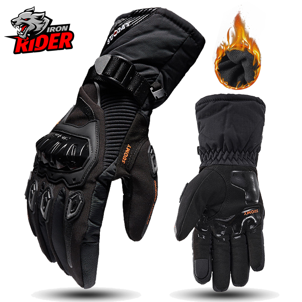 Motorcycle Gear Gloves - Rękawice motocyklowe wiatroszczelne wodoodporne Guantes Moto