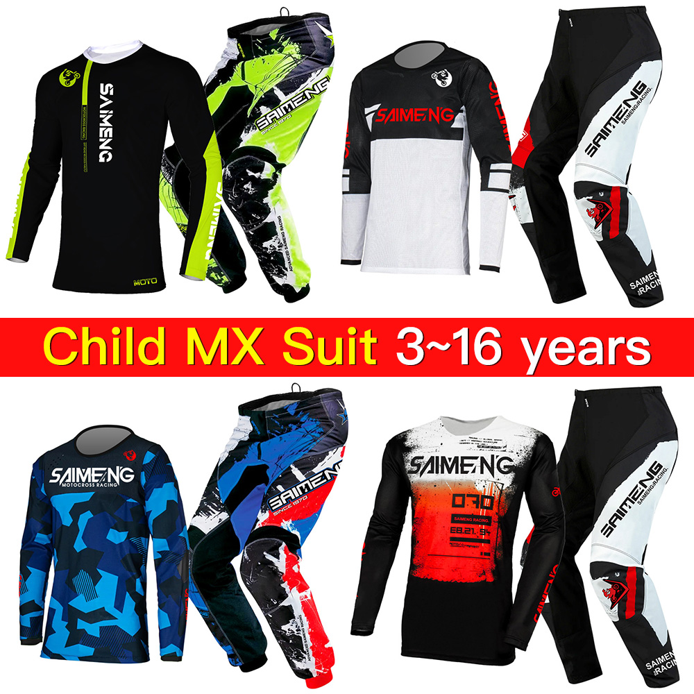 Motorcycle Gear Outfit - Kombinezon Enduro Dziecięcy Strój Motocyklowy dla